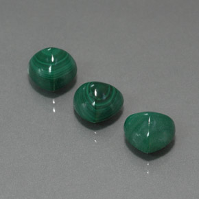 Pedras preciosas de Malaquita Verde Multicolor natural de  ct, Trilhão, Opaco