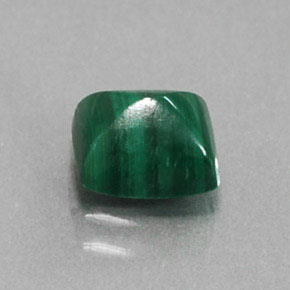 Malaquita verde natural 2,17ct, baguete, opaco