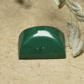 Malaquita Verde Multicolor Natural 3.29ct, baguete, Opaco