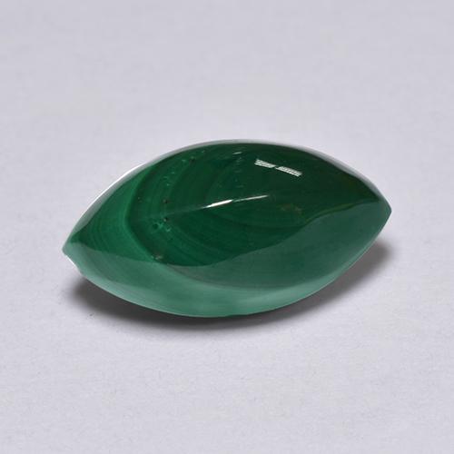 Malaquita verde natural 1,82ct, marquise, opaco