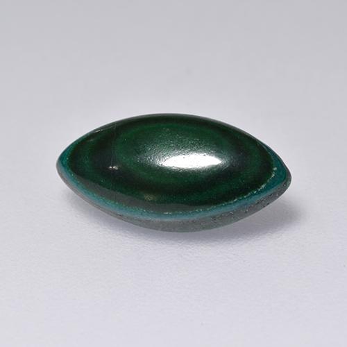 Malaquita verde natural 2,61ct, marquise, opaco