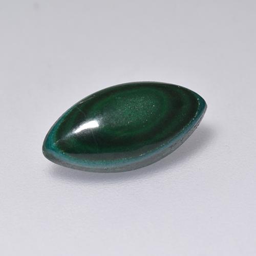 Malaquita verde natural 2,61ct, marquise, opaco