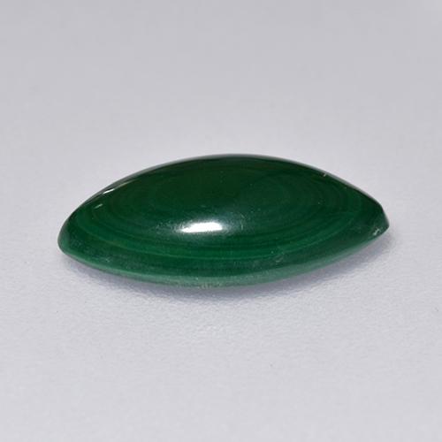 Malaquita verde natural 2,05ct, marquise, opaco