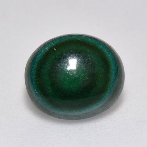 Malaquita verde natural 2,18ct, corte oval, opaco