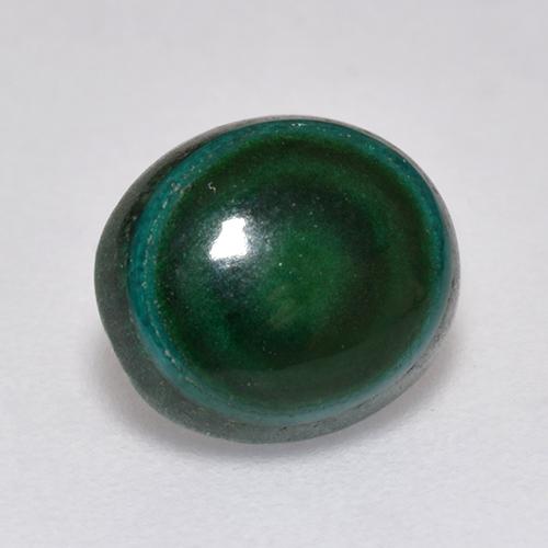 Malaquita verde natural 2,18ct, corte oval, opaco