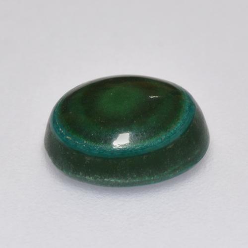 Malaquita verde natural 2,18ct, corte oval, opaco