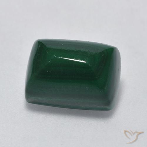 Malaquita Verde médio Natural 5.28ct, baguete, Opaco