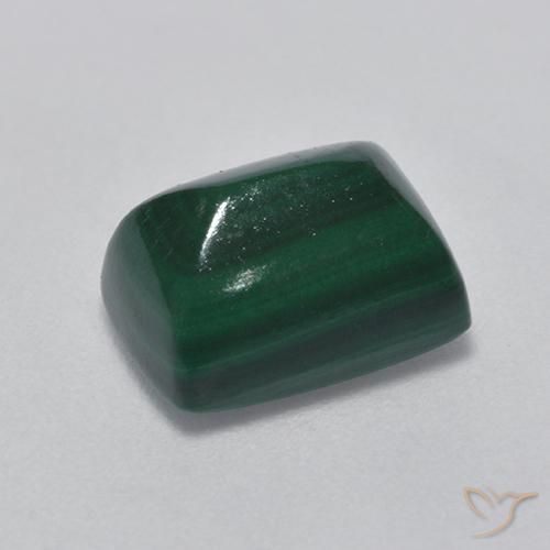 Malaquita Verde médio Natural 5.28ct, baguete, Opaco