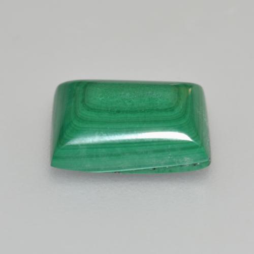 Malaquita verde natural 2,95ct, baguete, opaco