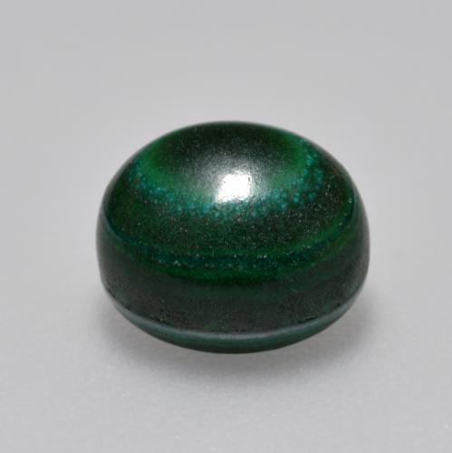 Malaquita verde natural 2,33ct, corte oval, opaco