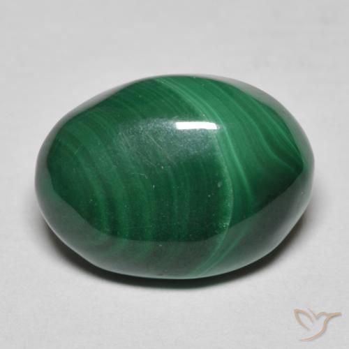 7.83ct Natural verde pinho Malaquita, oval, Opaco