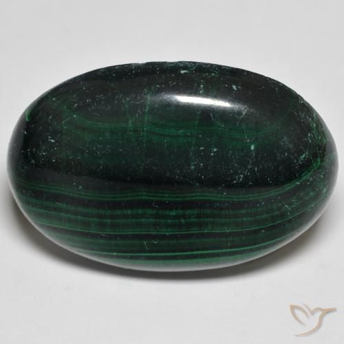 30.12ct Natural Verde escuro Malaquita, oval, Opaco