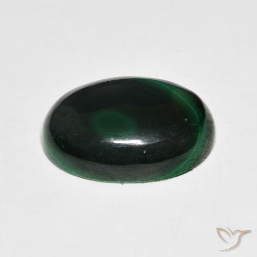 Malaquita Verde floresta Natural 7.10ct, oval, Opaco