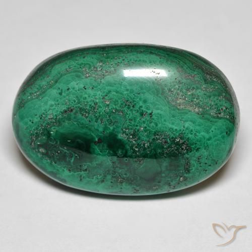 29.33ct Natural Verde Malaquita, oval, Opaco