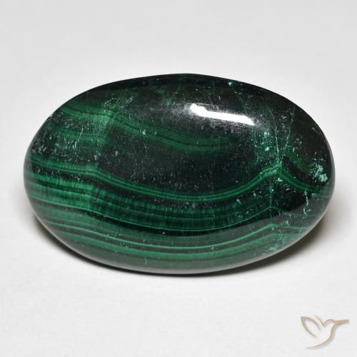 32.63ct Natural Verde Malaquita, oval, Opaco