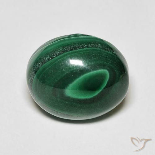 7.80ct Natural verde pinho Malaquita, oval, Opaco