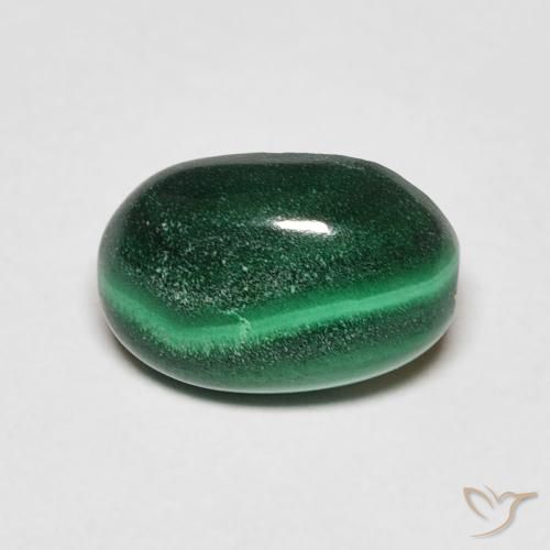 2.27ct Natural Verde escuro Malaquita, oval, Opaco
