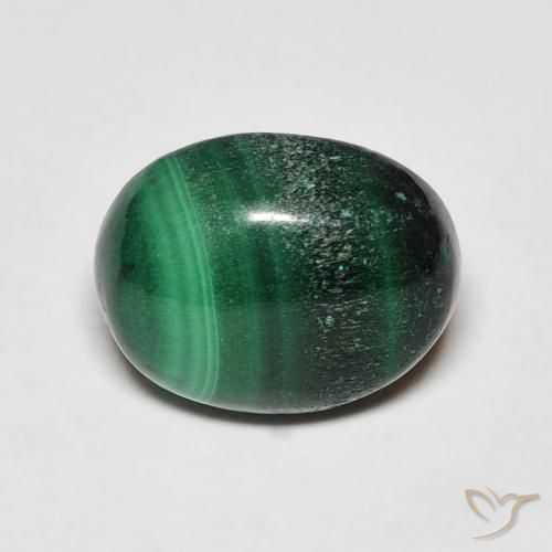 3.62ct Natural Verde Malaquita, oval, Opaco, Photo A