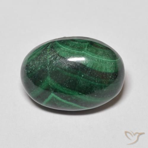 8.86ct Natural verde pinho Malaquita, oval, Opaco