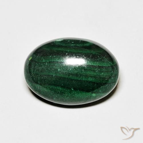 8.01ct Natural Verde Malaquita, oval, Opaco