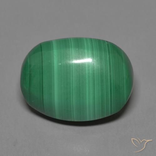 9.23ct Natural Verde médio Malaquita, oval, Opaco