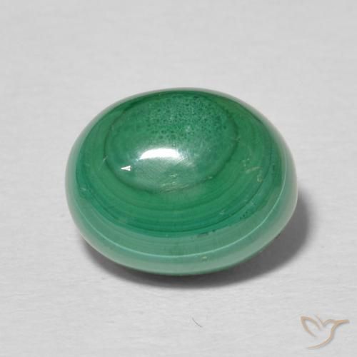 3.02ct Natural Verde médio Malaquita, oval, Opaco