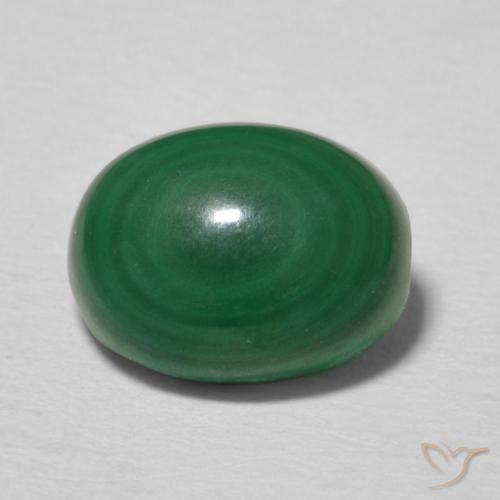 2.93ct Natural Verde médio Malaquita, oval, Opaco