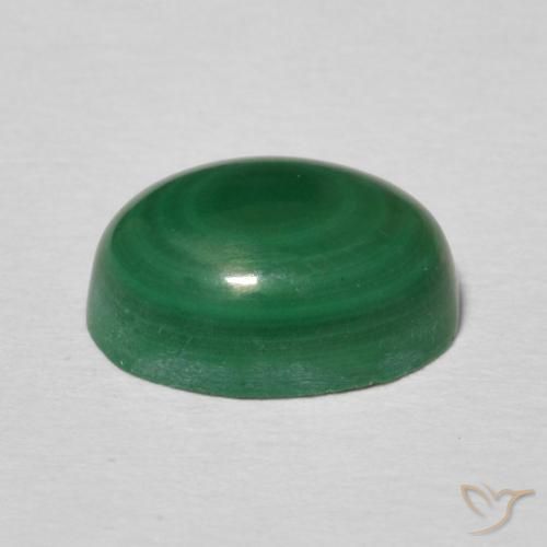 Malaquita Verde médio Natural 2.93ct, oval, Opaco