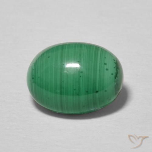 2.38ct Natural Verde médio Malaquita, oval, Opaco