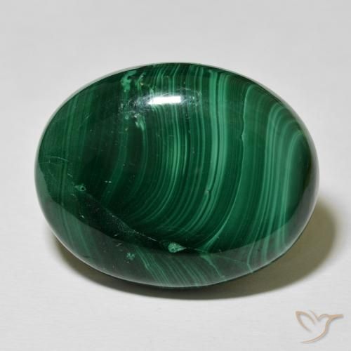 52.50ct Natural Verde Multicolor Malaquita, oval, Opaco