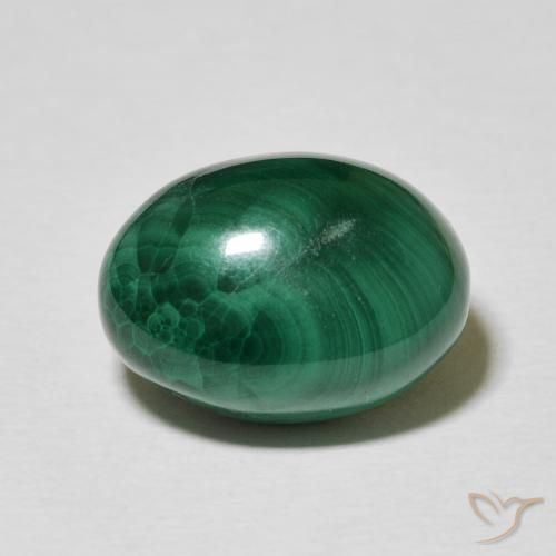 10.19ct Natural Verde Multicolor Malaquita, oval, Opaco