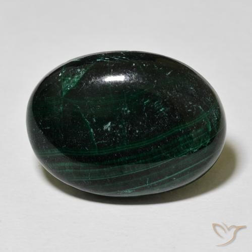 27.90ct Natural Verde Multicolor Malaquita, oval, Opaco