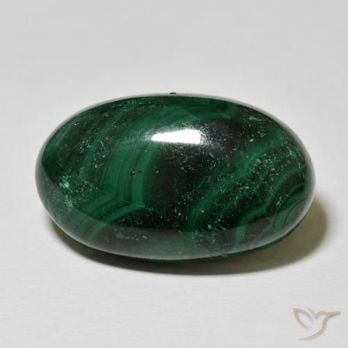 44.21ct Natural Verde escuro Malaquita, oval, Opaco
