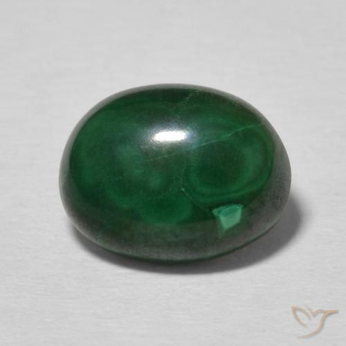 2.97ct Natural Verde escuro Malaquita, oval, Opaco