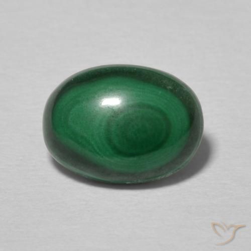 2.21ct Natural Verde Multicolor Malaquita, oval, Opaco