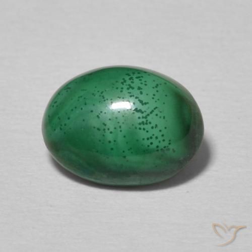 2.32ct Natural Verde médio Malaquita, oval, Opaco