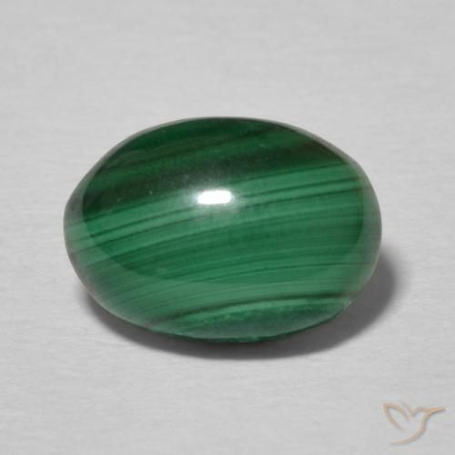 2.36ct Natural Verde escuro Malaquita, oval, Opaco