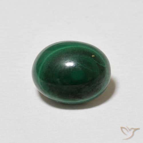 2.91ct Natural Verde escuro Malaquita, oval, Opaco