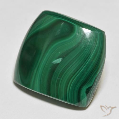 Malaquita Verde escuro Natural 59.08ct, Chique, Opaco