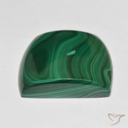 Malaquita Verde escuro Natural 59.08ct, Chique, Opaco