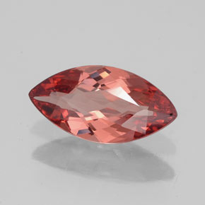 Granada malaia rosa natural 2,23ct, marquise, VVS
