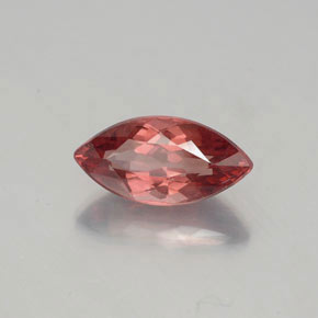Granada malaia rosa natural 1,48ct, marquise, VS