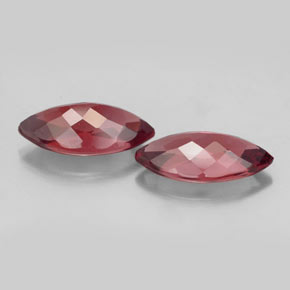 Pedras preciosas de granada malaia rosa natural de  ct, marquise, VVS-VS