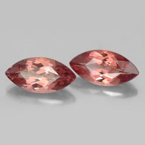 Pedras preciosas de granada malaia rosa natural de  ct, marquise, VS