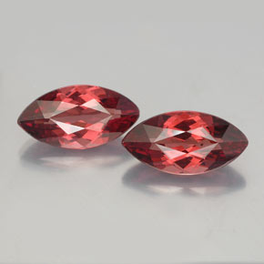 Pedras preciosas de Malaya Garnet Rosa natural de  ct, Marquesa, VVS