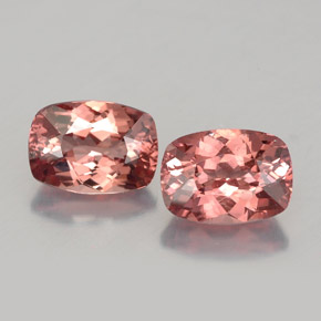 Pedras preciosas de Malaya Garnet Rosa natural de  ct, Almofada cortada, VVS