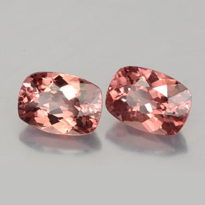 Pedras preciosas de Malaya Garnet Rosa natural de  ct, Almofada cortada, VVS