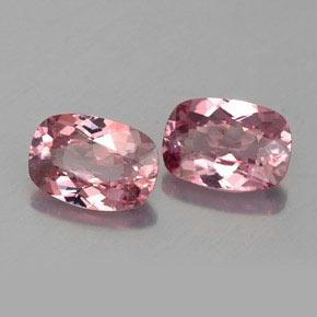 Pedras preciosas de granada malaia rosa natural de  ct, almofada cortada, VVS