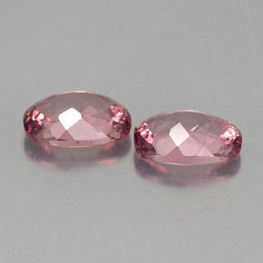 Pedras preciosas de granada malaia rosa natural de  ct, almofada cortada, VVS