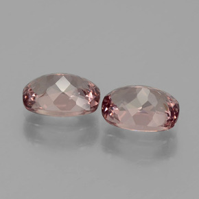 Pedras preciosas de granada malaia rosa natural de 2,28 ct, almofada cortada, VS